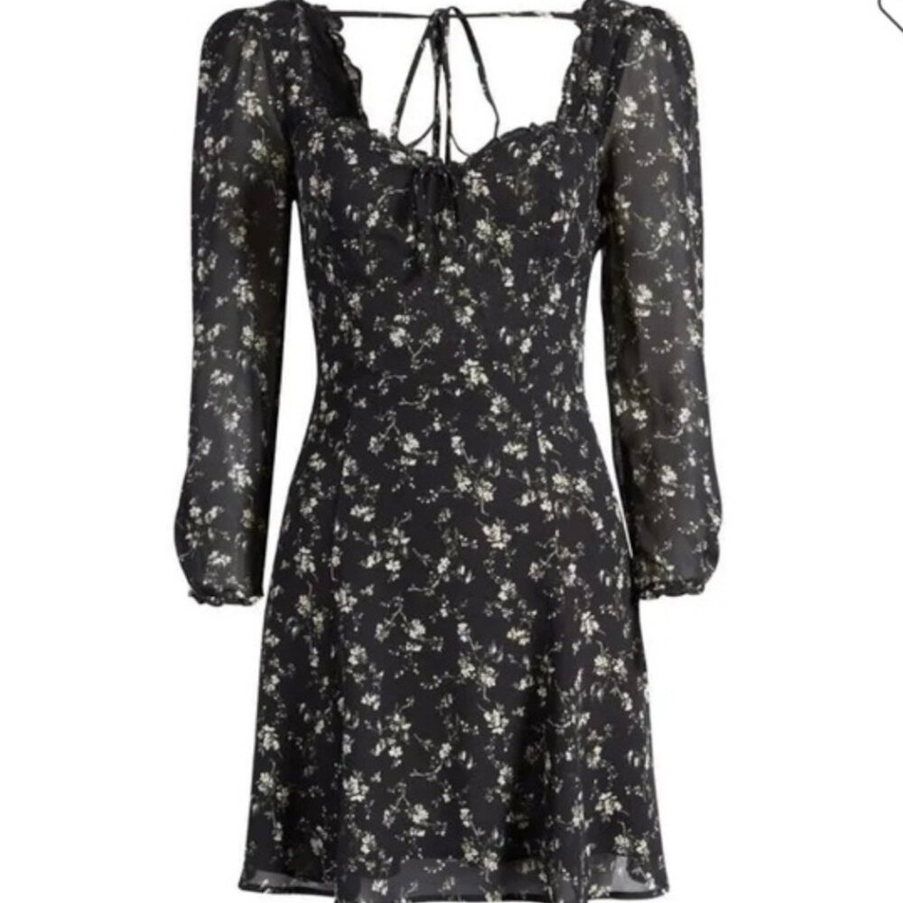 Reformation tags on dress